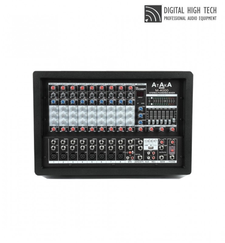 ATAKA M4000 M-4000 파워드 믹서